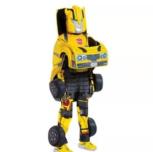 Transformers Bumblebee Converting Halloween Party Costume- youth size 4/6